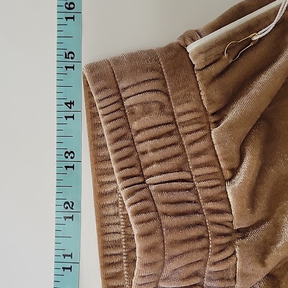 Buffbunny Collection NWT, in Champage velour Disco shorts women's size medium - Picture 9 of 12
